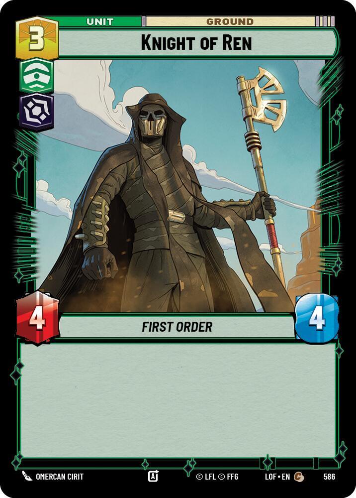 Knight of Ren (Foil) (586) [Legends of the Force]
