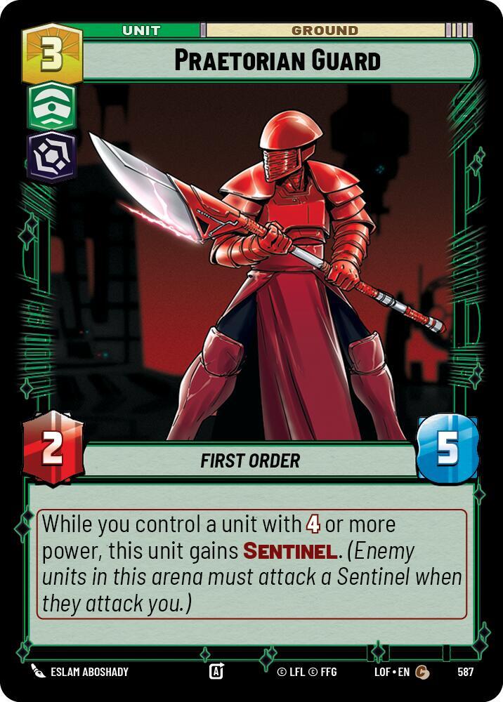 Praetorian Guard (Foil) (587) [Legends of the Force]