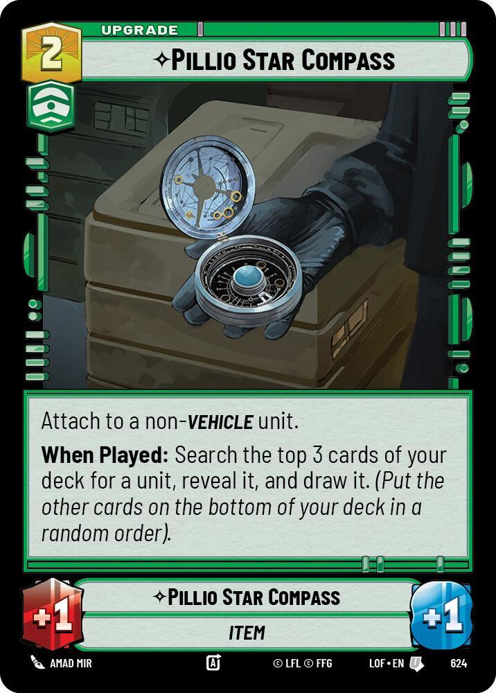 Pillio Star Compass (Foil) (624) [Legends of the Force]