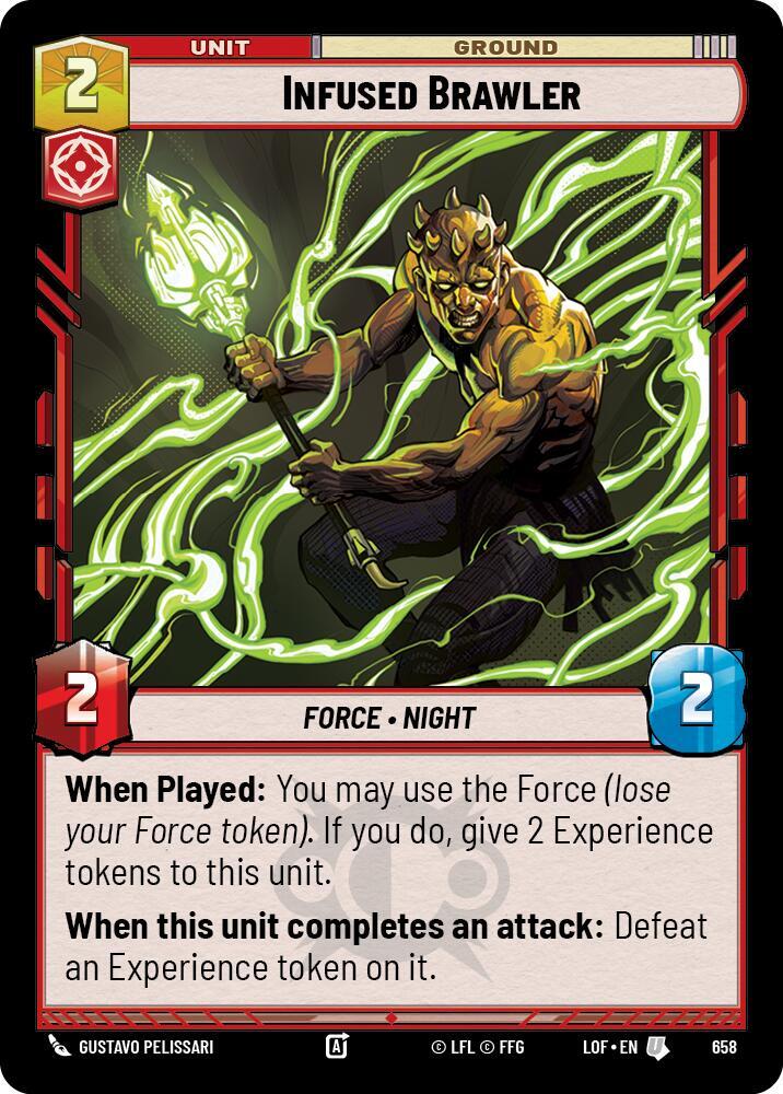 Infused Brawler (Foil) (658) [Legends of the Force]
