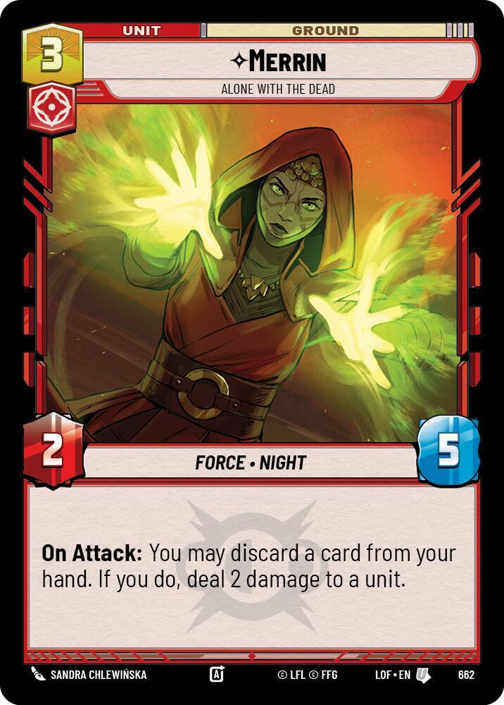 Merrin - Alone with the Dead (Foil) (662) [Legends of the Force]