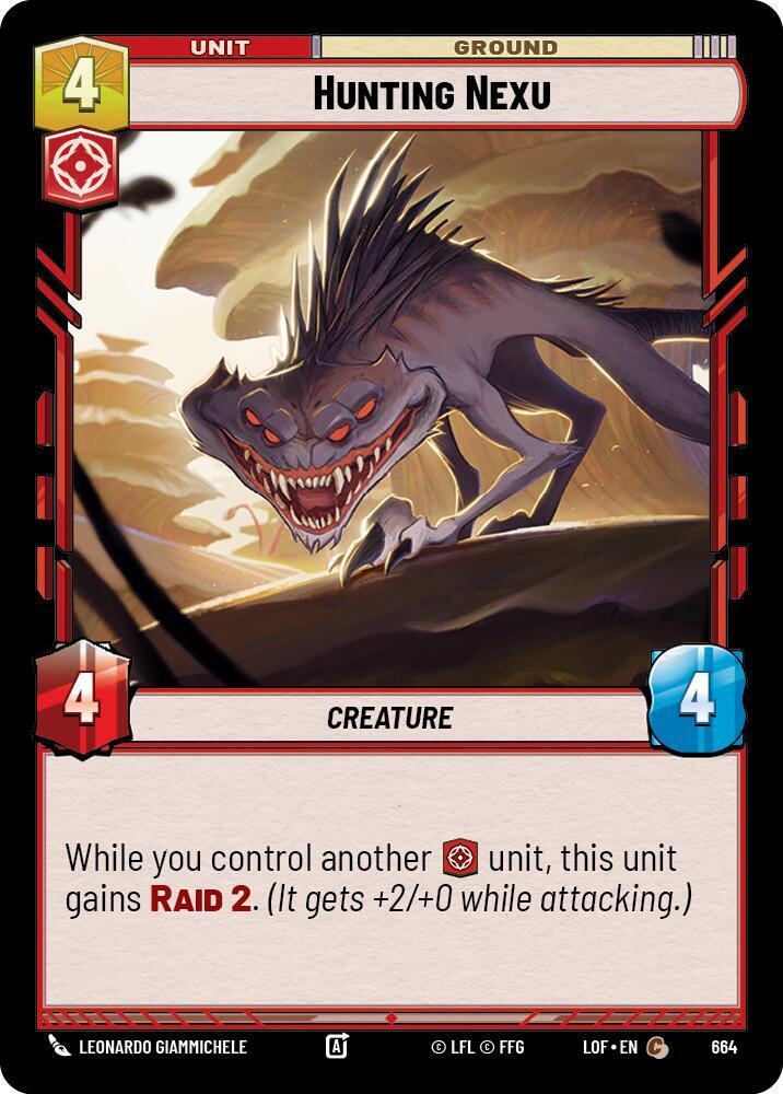 Hunting Nexu (Foil) (664) [Legends of the Force]