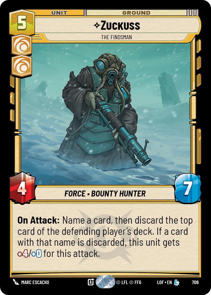Zuckuss - The Findsman (Foil) (706) [Legends of the Force]