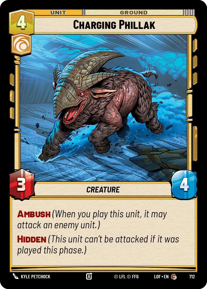 Charging Phillak (Foil) (712) [Legends of the Force]
