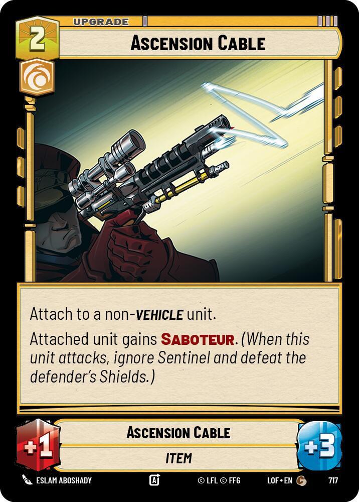 Ascension Cable (Foil) (717) [Legends of the Force]