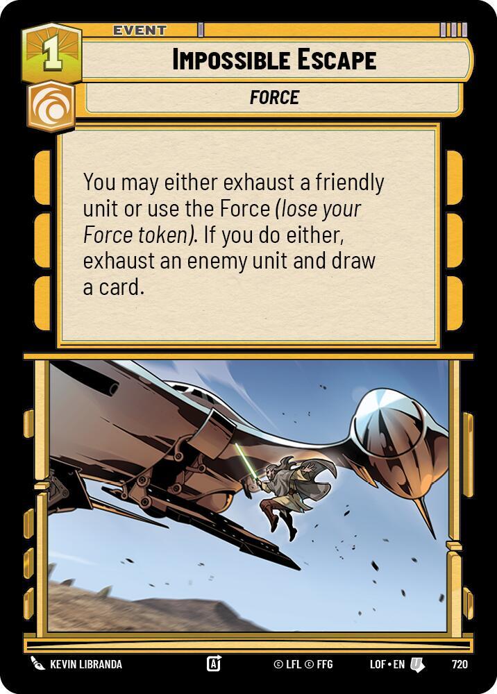Impossible Escape (Foil) (720) [Legends of the Force]