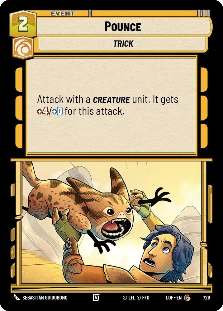 Pounce (Foil) (726) [Legends of the Force]