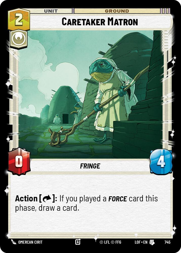 Caretaker Matron (Foil) (745) [Legends of the Force]