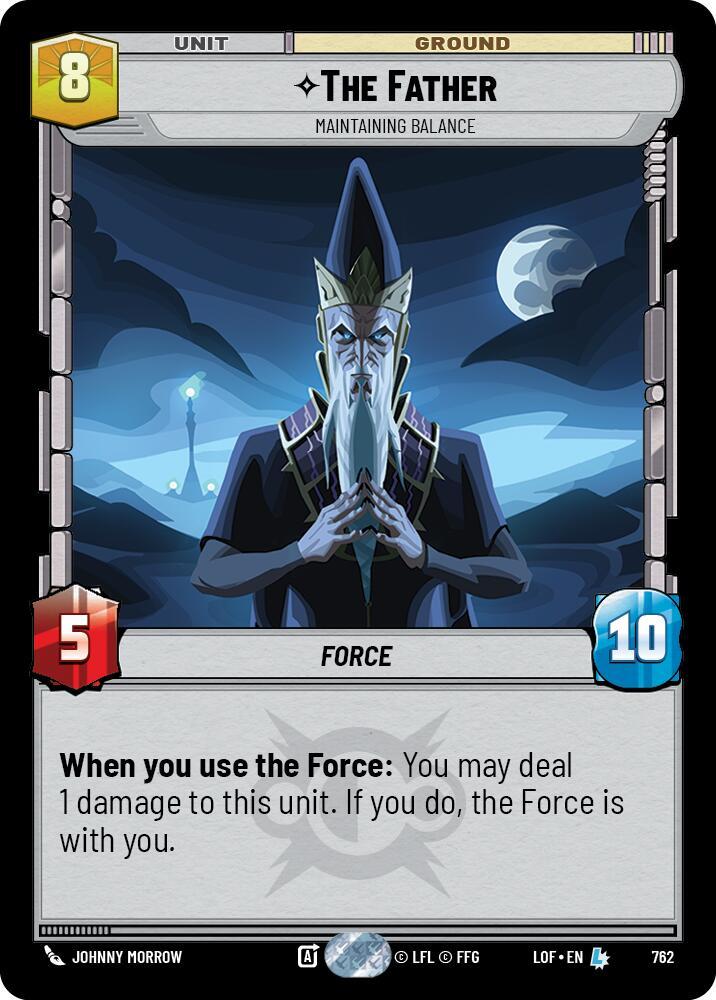 The Father - Maintaining Balance (Foil) (762) [Legends of the Force]