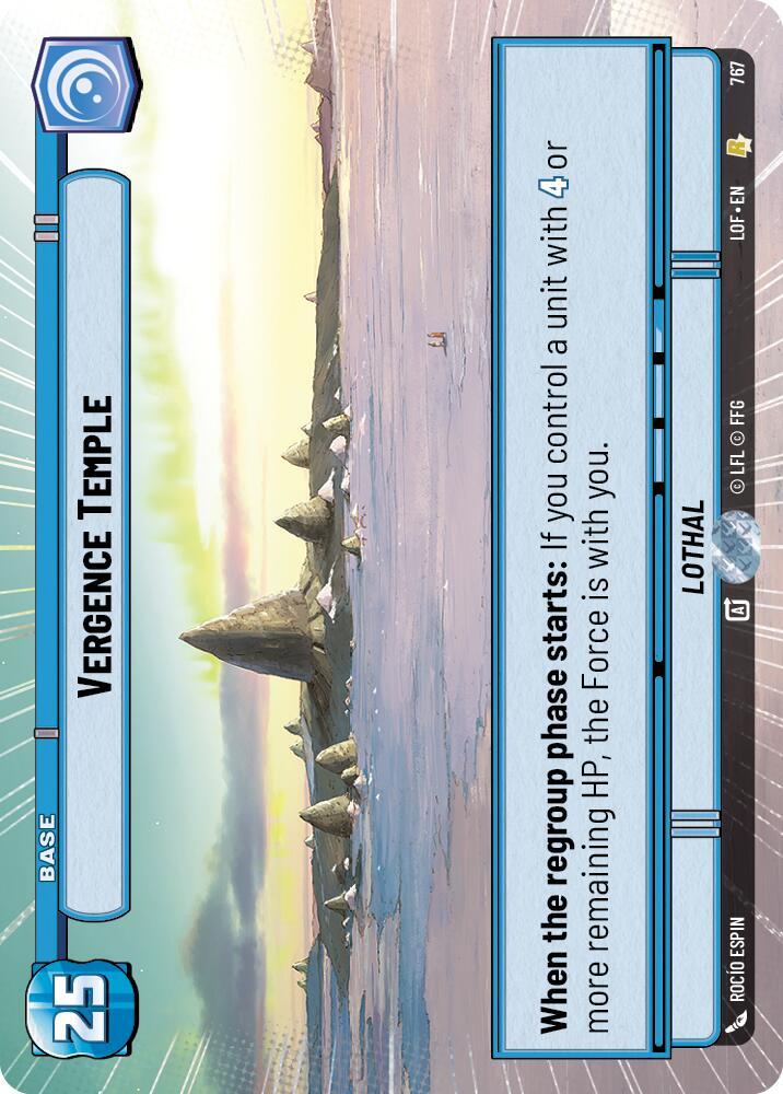 Vergence Temple (Hyperspace Foil) (767) [Legends of the Force]