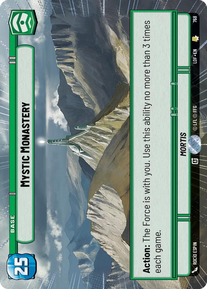 Mystic Monastery (Hyperspace Foil) (768) [Legends of the Force]