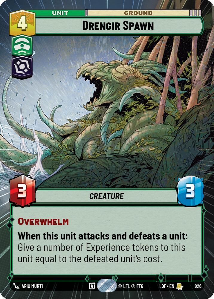 Drengir Spawn (Hyperspace Foil) (826) [Legends of the Force]
