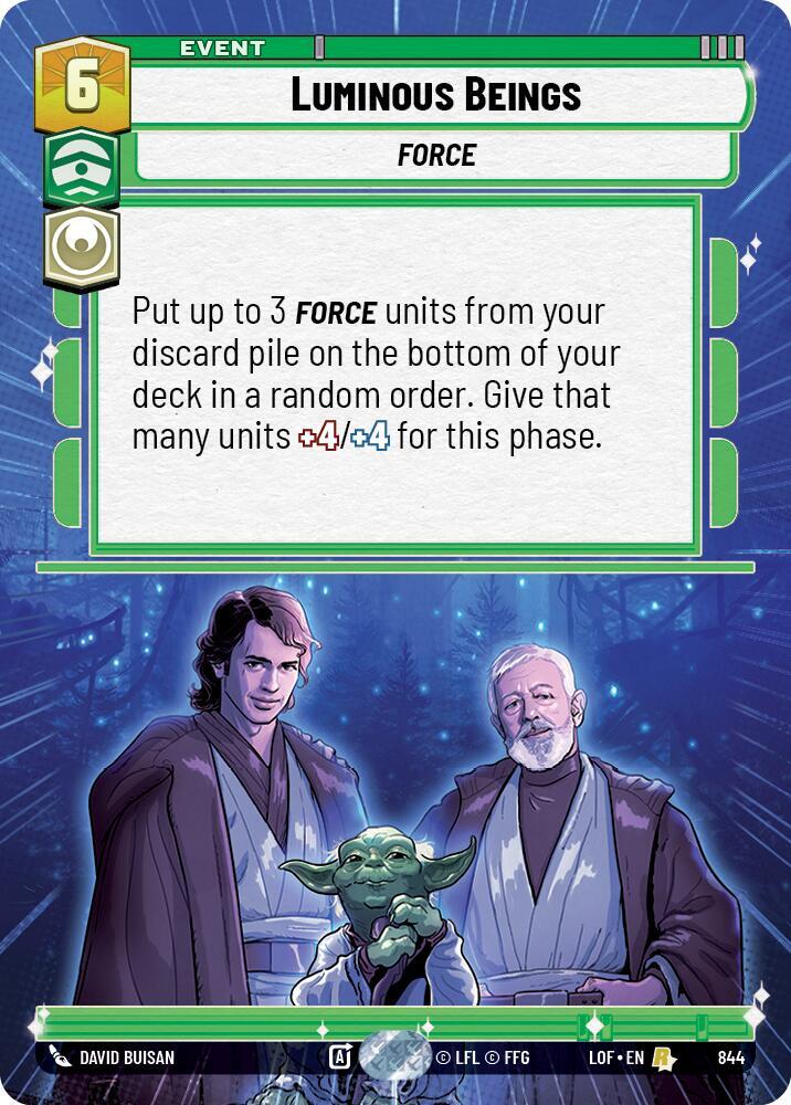 Luminous Beings (Hyperspace Foil) (844) [Legends of the Force]