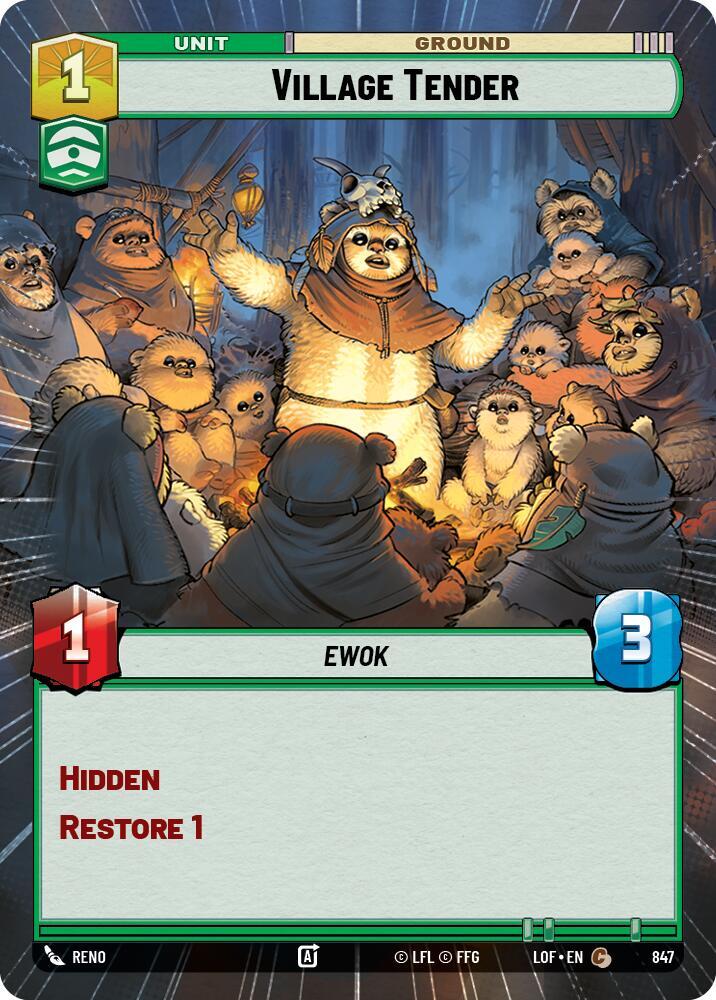 Village Tender (Hyperspace Foil) (847) [Legends of the Force]