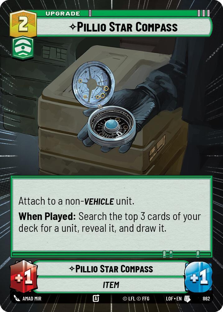 Pillio Star Compass (Hyperspace Foil) (862) [Legends of the Force]