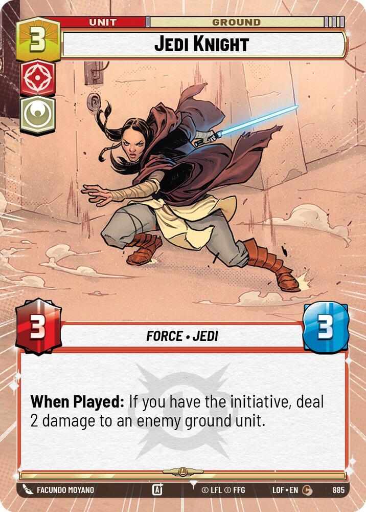 Jedi Knight (Hyperspace Foil) (885) [Legends of the Force]