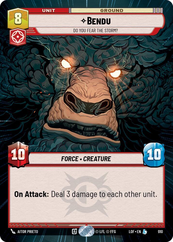 Bendu - Do You Fear the Storm? (Hyperspace Foil) (910) [Legends of the Force]