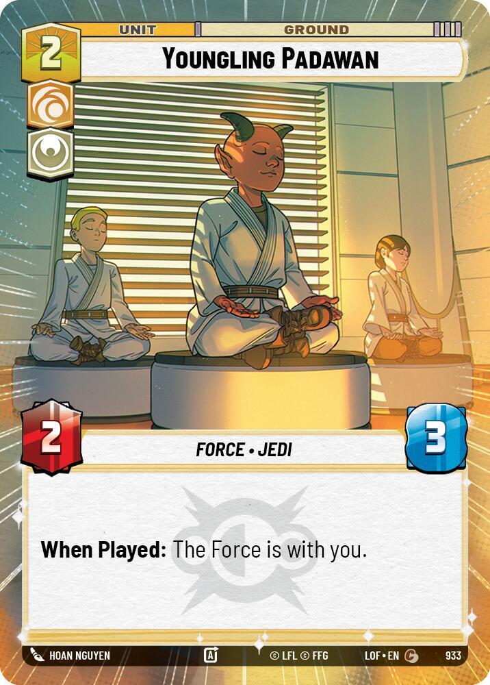 Youngling Padawan (Hyperspace Foil) (933) [Legends of the Force]