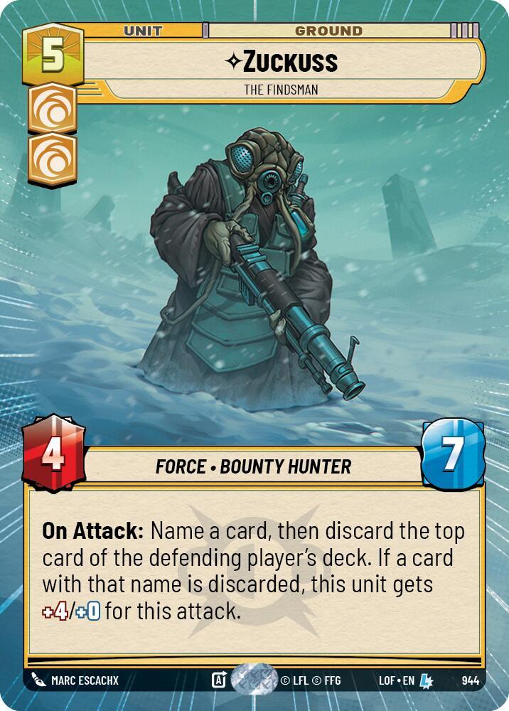 Zuckuss - The Findsman (Hyperspace Foil) (944) [Legends of the Force]