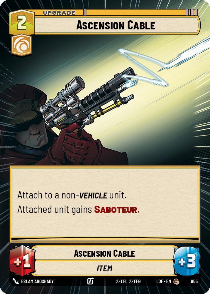 Ascension Cable (Hyperspace Foil) (955) [Legends of the Force]