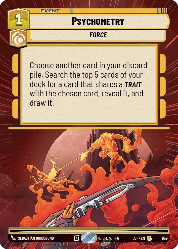 Psychometry (Hyperspace Foil) (959) [Legends of the Force]