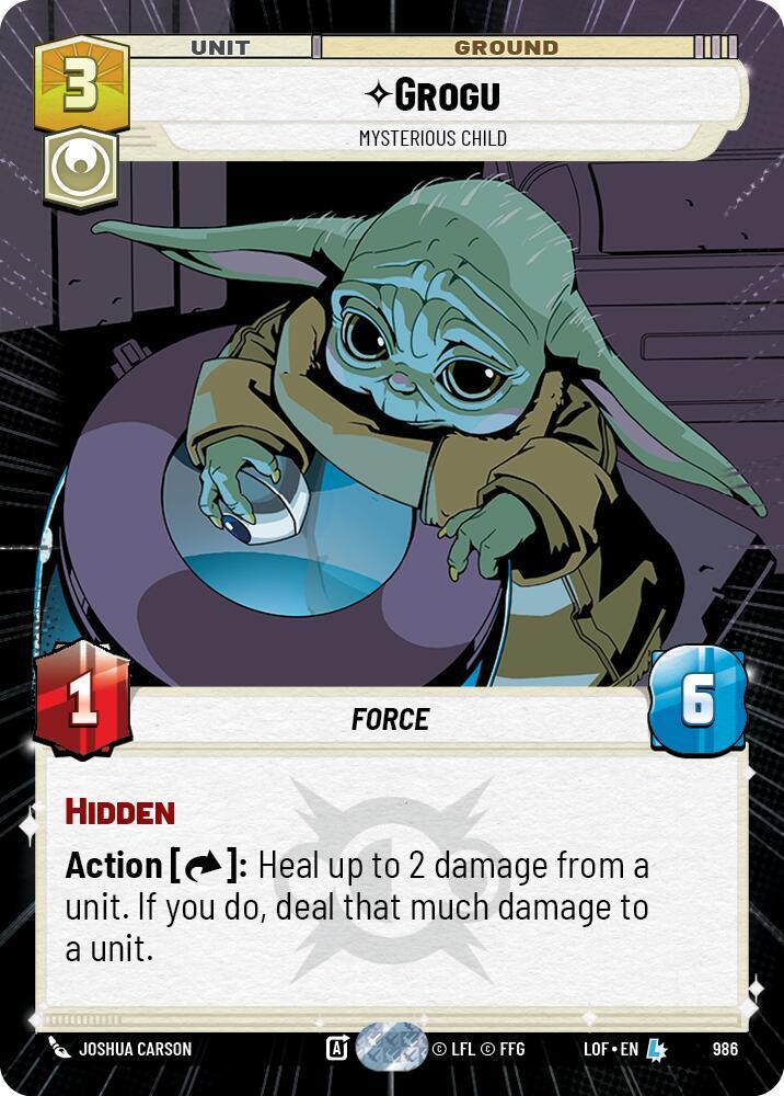 Grogu - Mysterious Child (Hyperspace Foil) (986) [Legends of the Force]
