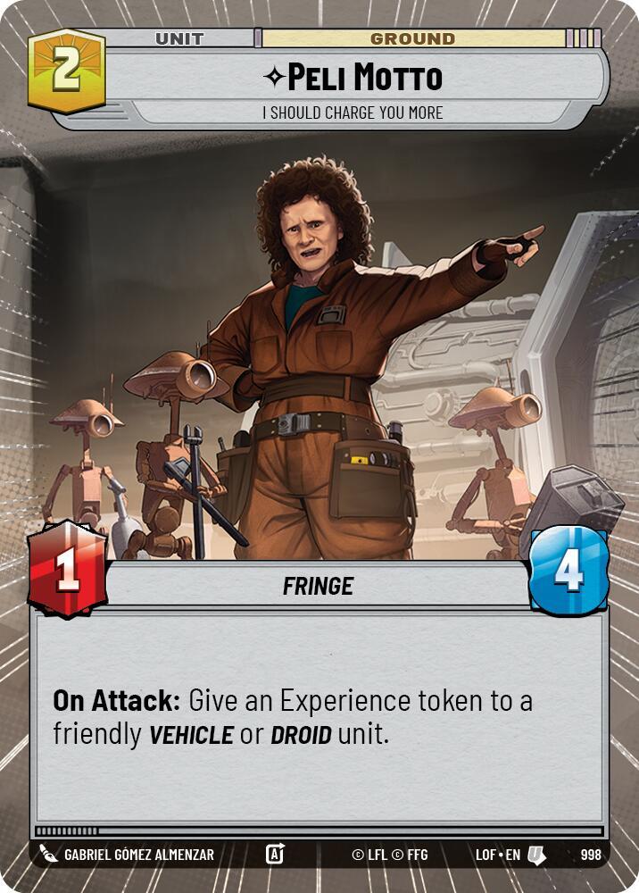 Peli Motto - I Should Charge You More (Hyperspace Foil) (998) [Legends of the Force]