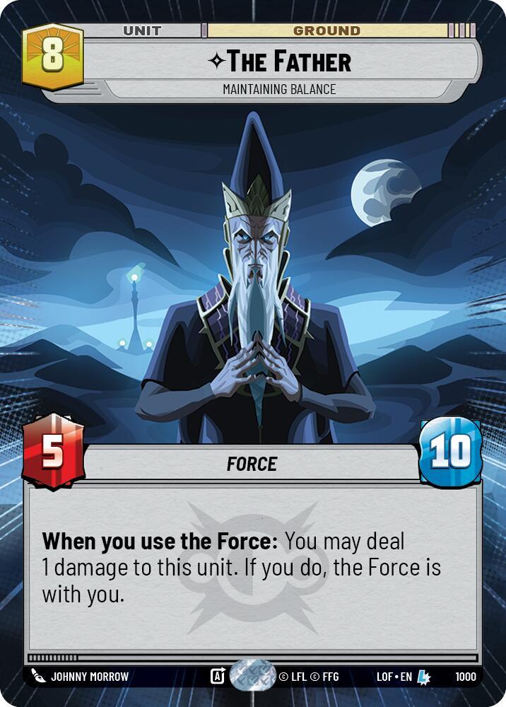 The Father - Maintaining Balance (Hyperspace Foil) (1000) [Legends of the Force]