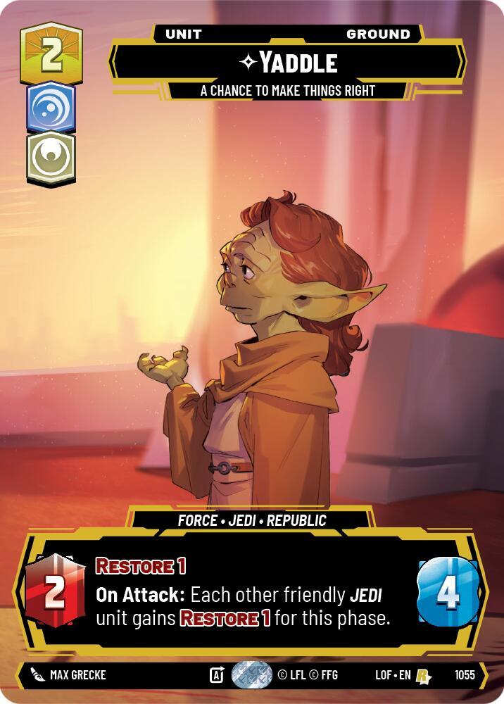 Yaddle - A Chance To Make Things Right (Prestige) (1055) [Legends of the Force]
