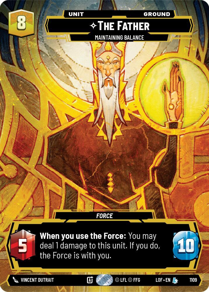 The Father - Maintaining Balance (Prestige Foil) (1109) [Legends of the Force]