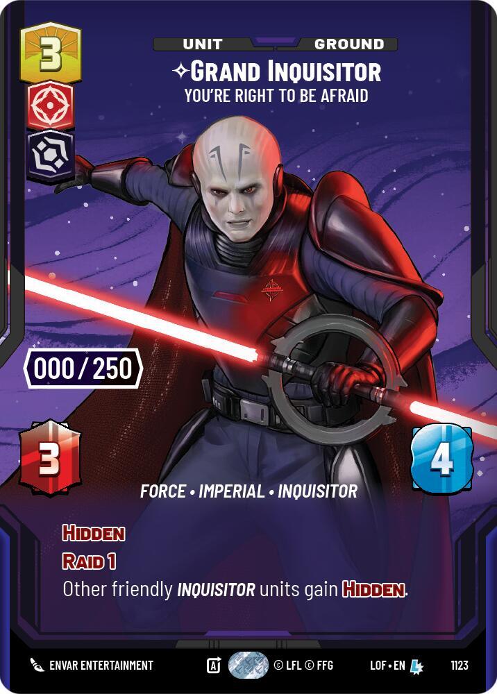 Grand Inquisitor - You're Right to Be Afraid (Serialized) (1123) [Legends of the Force]