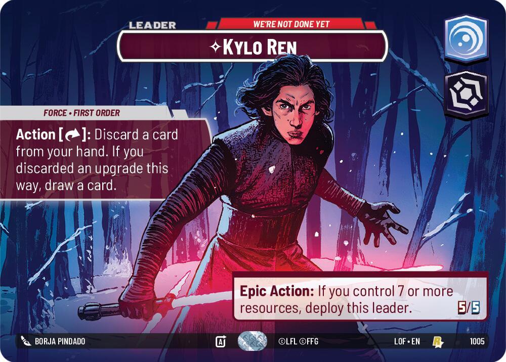Kylo Ren - We're Not Done Yet (Showcase) (1005) [Legends of the Force]