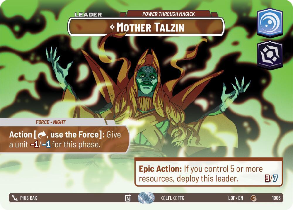 Mother Talzin - Power Through Magick (Showcase) (1006) [Legends of the Force]