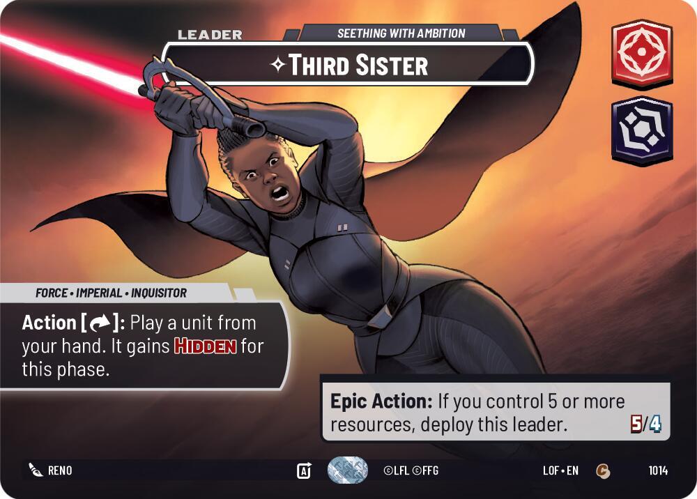 Third Sister - Seething With Ambition (Showcase) (1014) [Legends of the Force]