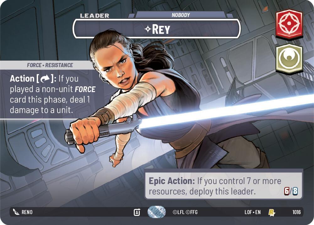 Rey - Nobody (Showcase) (1016) [Legends of the Force]