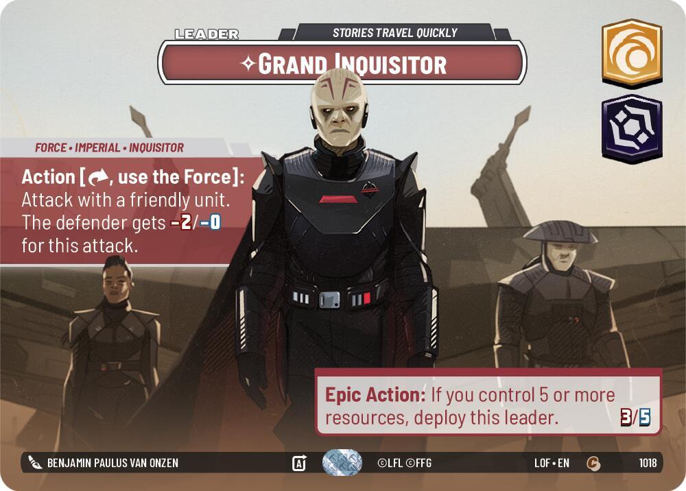Grand Inquisitor - Stories Travel Quickly (Showcase) (1018) [Legends of the Force]