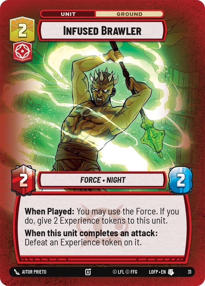 Infused Brawler (Foil) (31) [Legends of the Force - Weekly Play Promos]