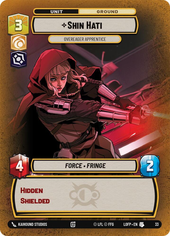 Shin Hati - Overeager Apprentice (Foil) (33) [Legends of the Force - Weekly Play Promos]