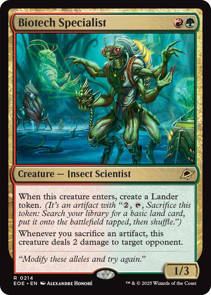 Biotech Specialist (214) [Edge of Eternities]