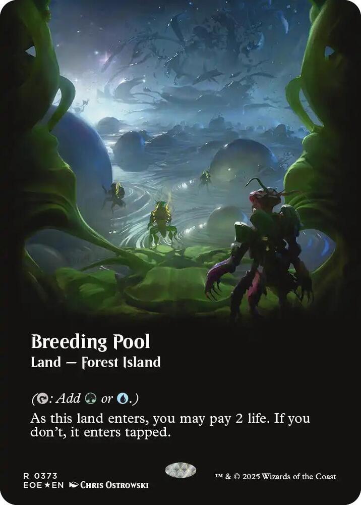 Breeding Pool (Borderless) (Galaxy Foil) (373) [Edge of Eternities]