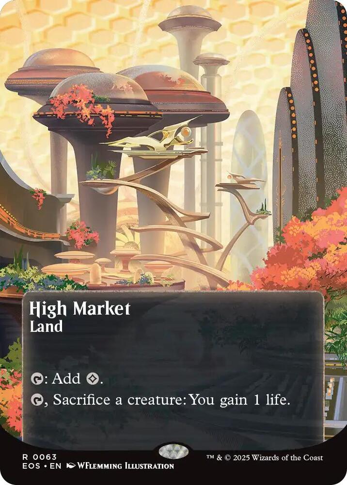 High Market (0063) (Borderless) [Edge of Eternities: Stellar Sights]