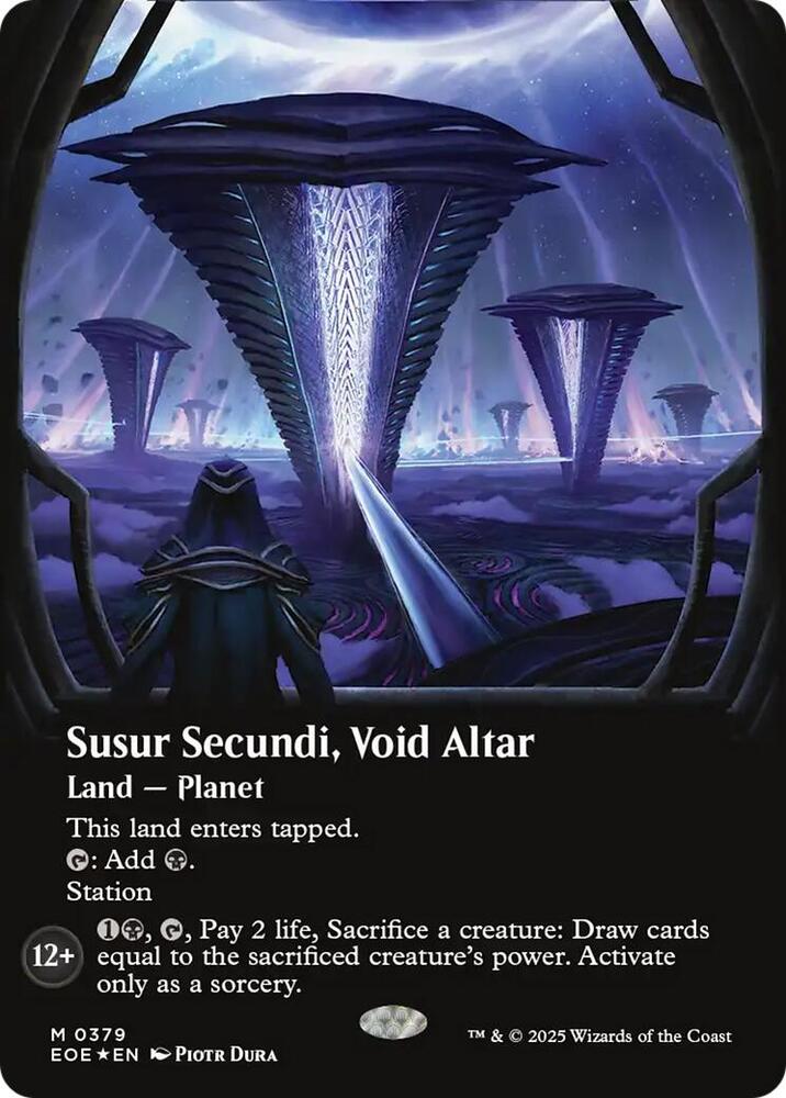 Susur Secundi, Void Altar (Borderless) (Galaxy Foil) (379) [Edge of Eternities]