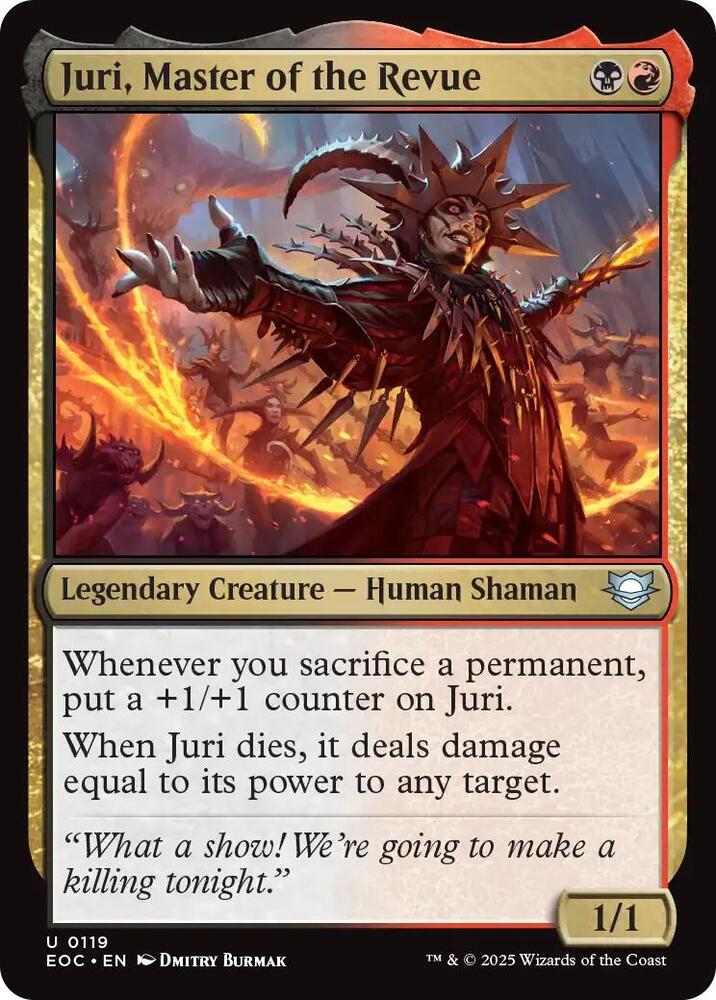 Juri, Master of the Revue (119) [Edge of Eternities Commander]