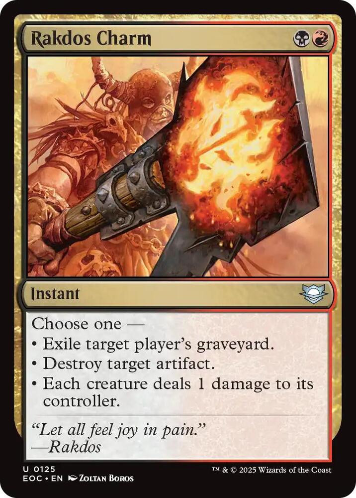Rakdos Charm (125) [Edge of Eternities Commander]