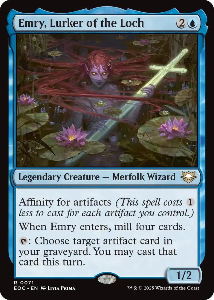 Emry, Lurker of the Loch (71) [Edge of Eternities Commander]