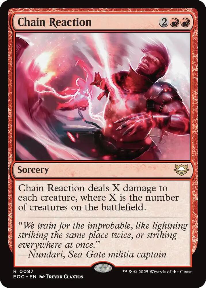 Chain Reaction (87) [Edge of Eternities Commander]