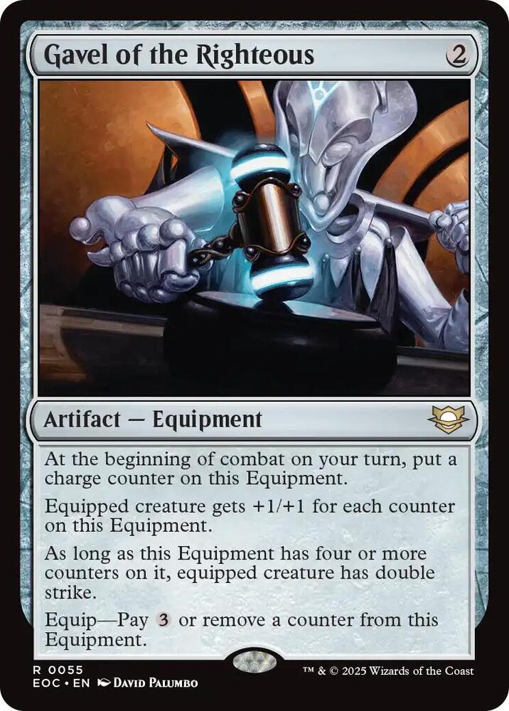 Gavel of the Righteous (55) [Edge of Eternities Commander]
