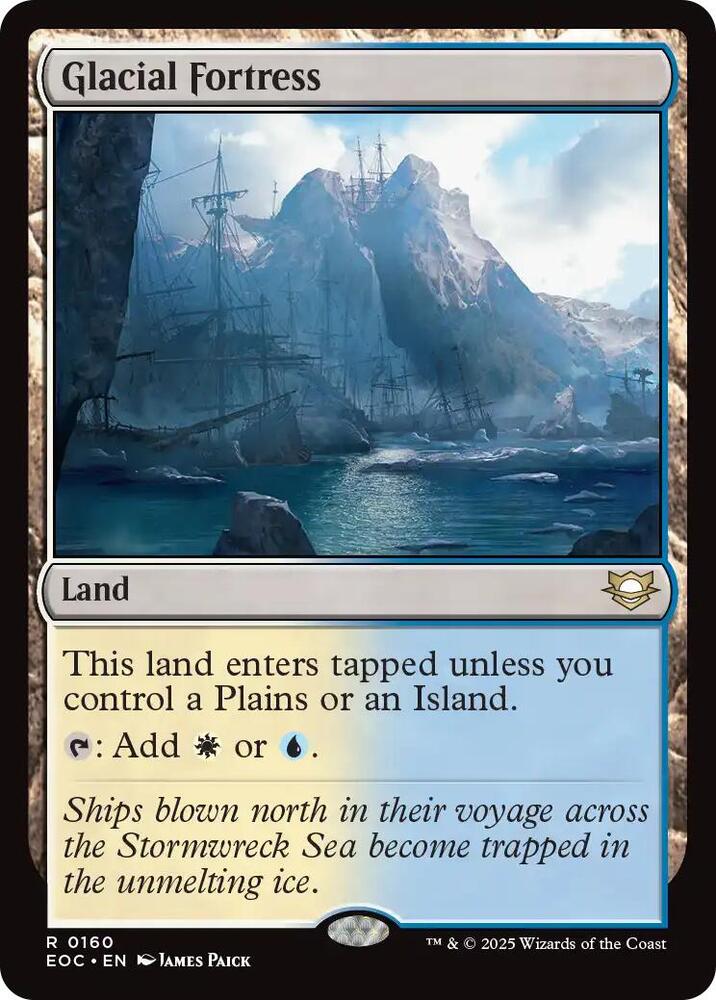 Glacial Fortress (160) [Edge of Eternities Commander]