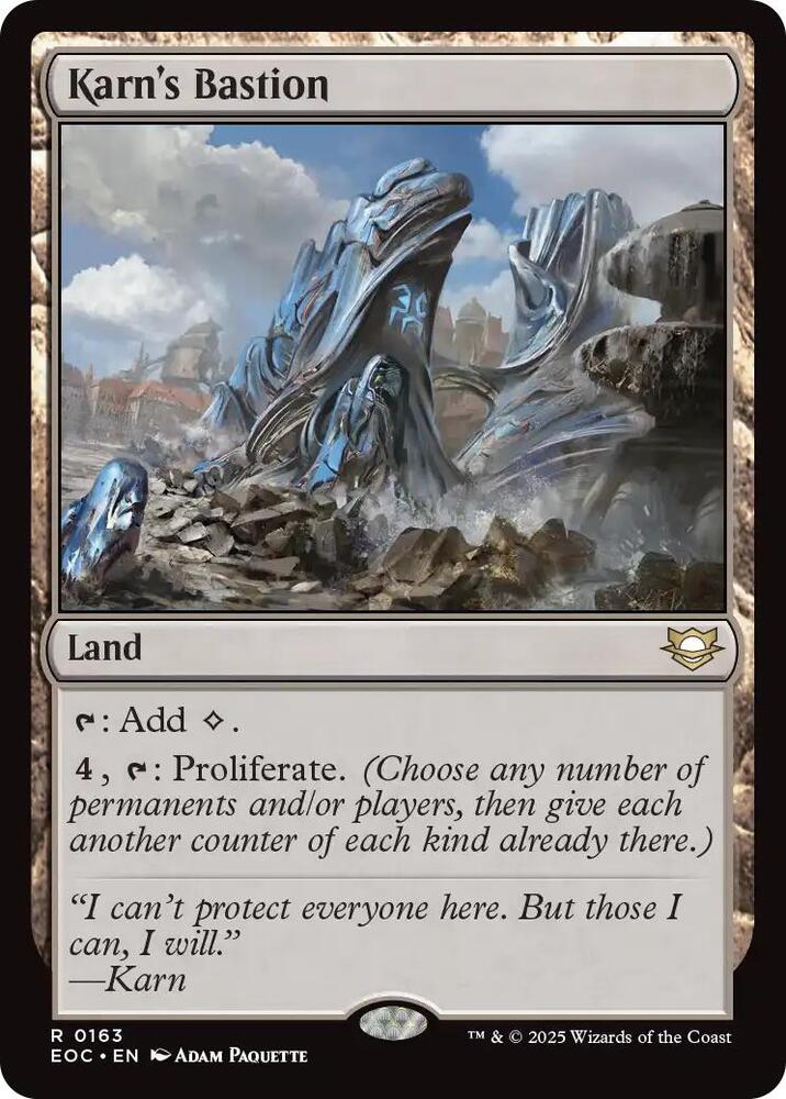 Karn's Bastion (163) [Edge of Eternities Commander]