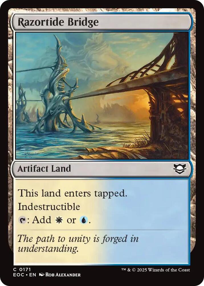 Razortide Bridge (171) [Edge of Eternities Commander]